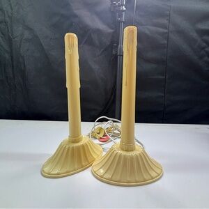vintage Noma electric window candles